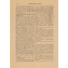 Briand et le monopole de l'enseignement. in Chronique de la France. 11e année. N° 507. 16 juin 1910.
