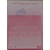 Nouvelles propositions. Mars 1984. N°10.