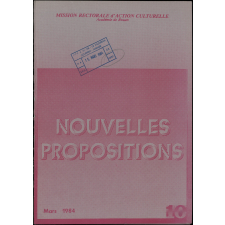 Nouvelles propositions. Mars 1984. N°10.