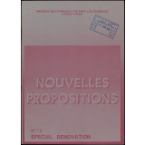 Nouvelles propositions. N°12. Spécial rénovation.