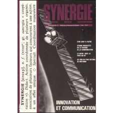 Synergie. Recherche, école, entreprise. Trimestriel n°3.