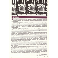 Synergie. Recherche, école, entreprise. Trimestriel n°3.