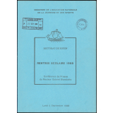 Rentrée scolaire 1988. Conférence de Presse du Recteur Gabriel Bianciotto. Lundi 5 septembre 1987.