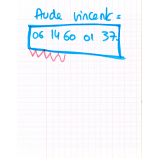Cahier de brouillon