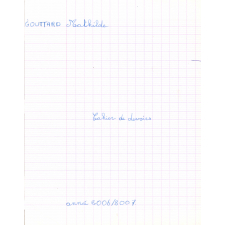 Cahier de devoirs