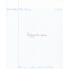 Cahier du jour n°2