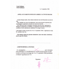 Cahier de liaison