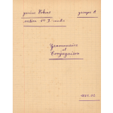 Grammaire et conjugaison