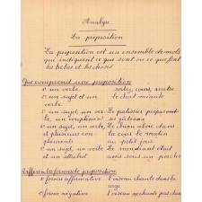 Grammaire et conjugaison