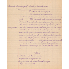 Etude d'un paragraphe
