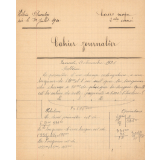 Cahier journalier