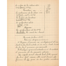Cahier journalier