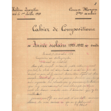 Cahier spécial de devoirs mensuels