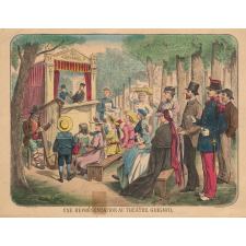 Une représentation au théâtre guignol