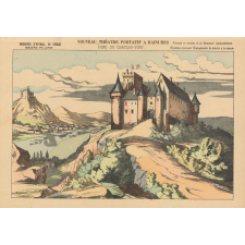 Nouveau théâtre portatif à rainures : Fond du château-fort