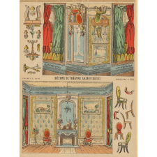 Décors de théâtre : Salon et coulisses