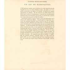 Un jeu de marionnettes : texte