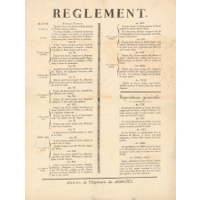 Règlement.