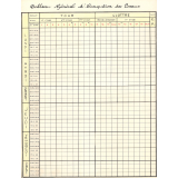 Tableau Général d'Occupation des Locaux. 1973-1974. 