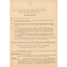Projet de réforme de l'enseignement de la commission Langevin-Wallon.