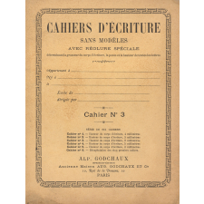 Cahier d'écriture N°3