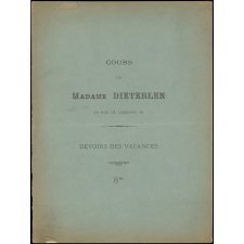 Devoirs des vacances