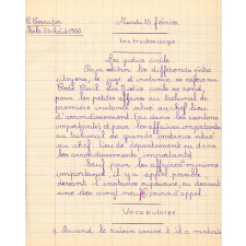 Cahier journalier