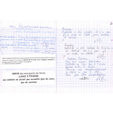 Cahier de liaison