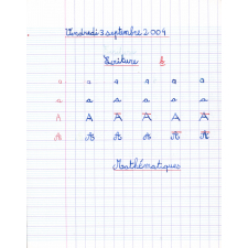 Cahier du jour 