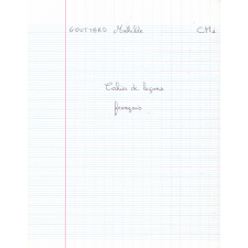 Cahier de leçons français, Cahier de leçons mathématiques