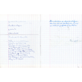 Cahier de brouillon