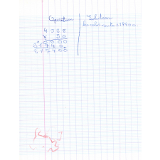 Cahier de brouillon