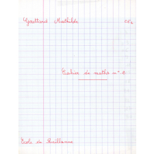 Cahier de maths n°2