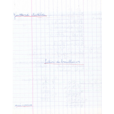 Cahier de brouillon n°4