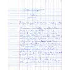 Cahier de brouillon 