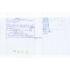 Cahier de brouillon 