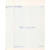 Cahier de brouillon n°2