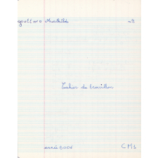 Cahier de brouillon n°2