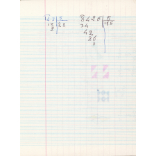Cahier de brouillon 