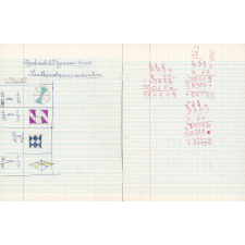 Cahier de brouillon 