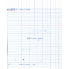 Cahier du jour n°3
