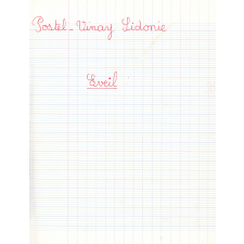 Cahier d'éveil