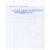 Cahier de brouillon