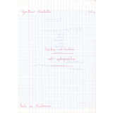 Cahier d'histoire et géographie