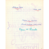 Cahier d'histoire