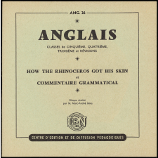 The rhinoceros = Le rhinoceros et ses plis ; les verbes forts anglais : classes de 5ème, 4ème, 3ème et révisions