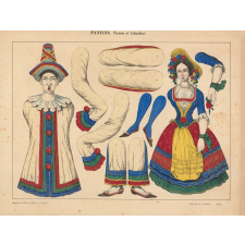 Pantins : Pierrot et Colombine : N°7