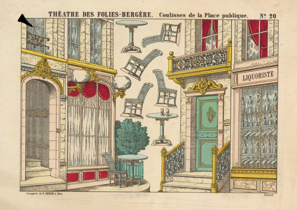 Théâtre des folies-bergère : Coulisses de la place publique