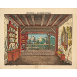 Décors de la chambre rustique