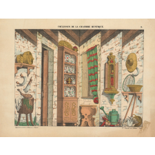 Décor de théâtre : Coulisses de la chambre rustique